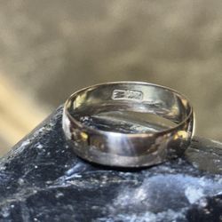 Vintage 10K/14K Yellow Gold Plain Wedding Band – Size 7 1/2– 2.2 Grams