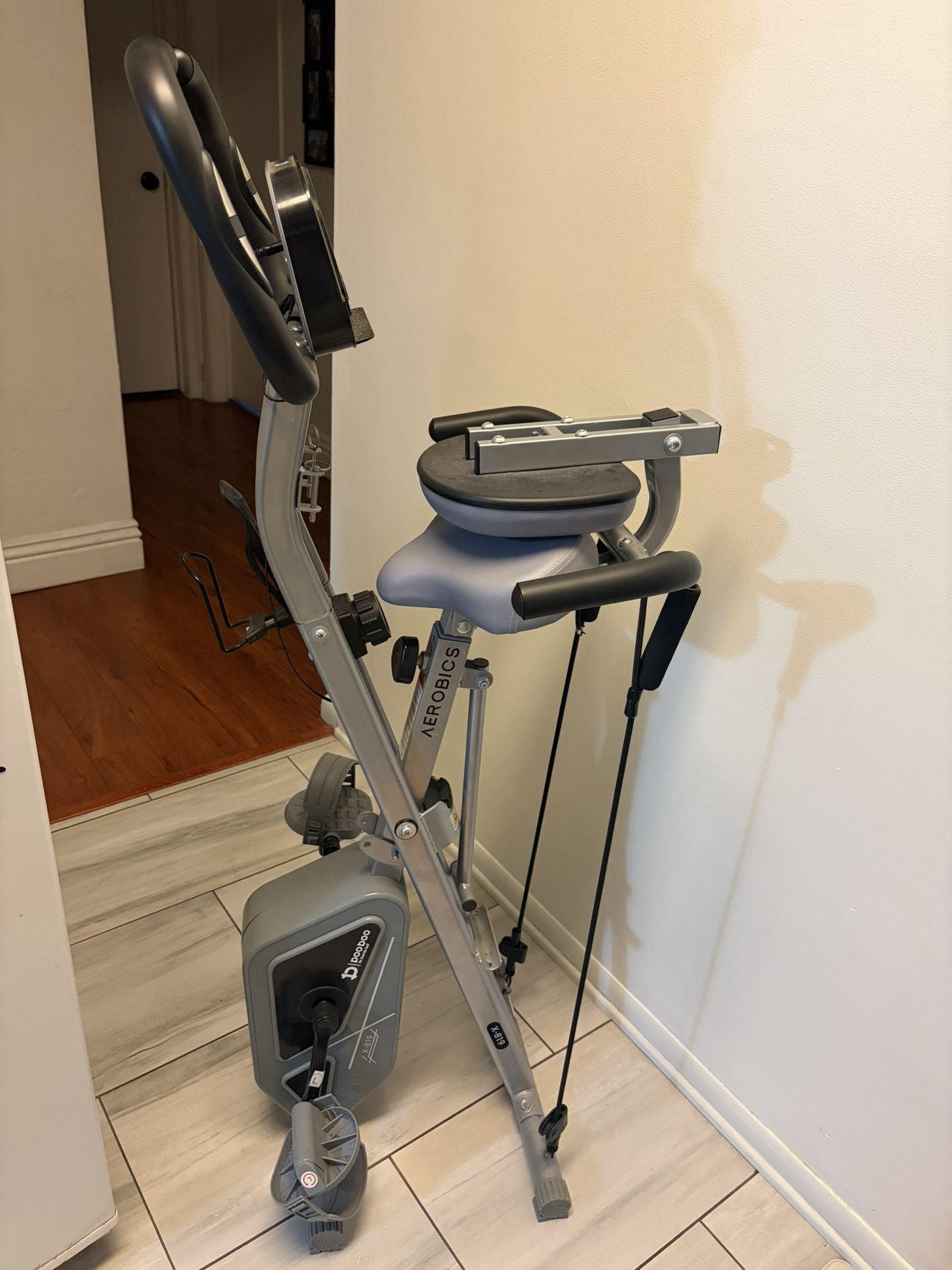 Folding Exercise Stationary Bike