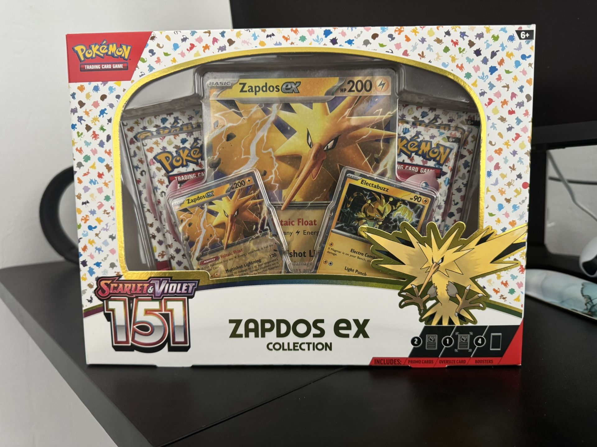 Scarlet & Violet 151 Zapdos Ex Collection Box