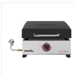 Nexgrill Daytona 1-Burner Propane Gas Table Top Grill 17 in. Flat Top Griddle $149.00 $111.00 in Black