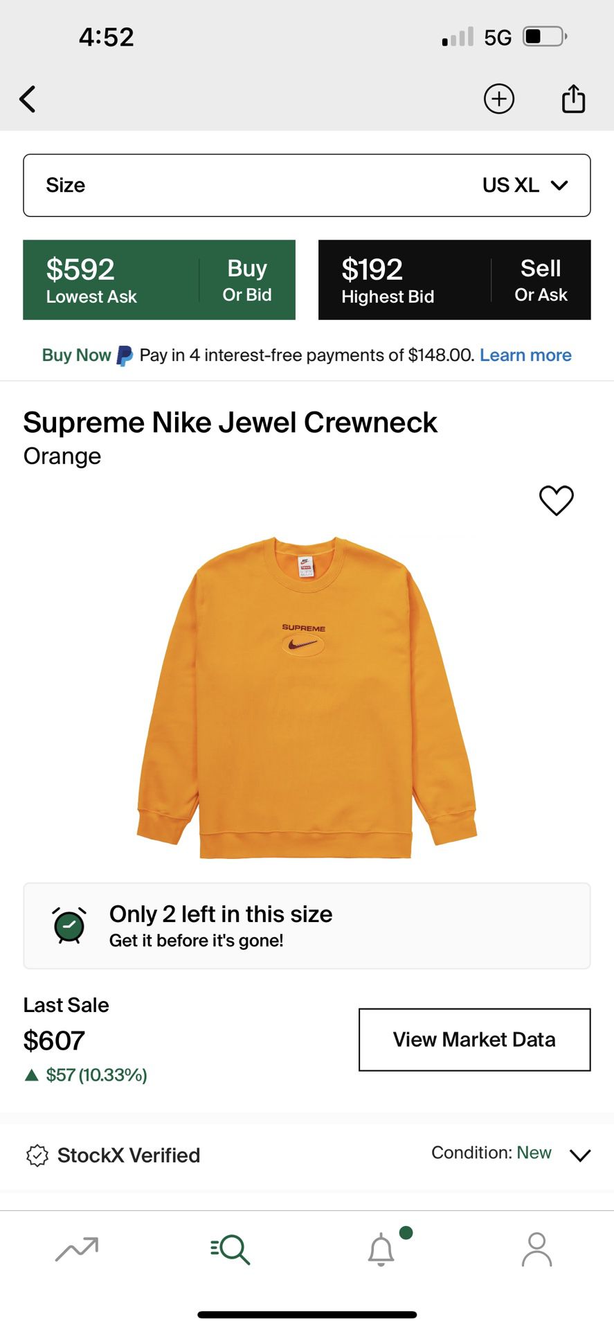 Supreme Nike jewel Crewneck 