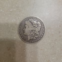1897 O Morgan Silver Dollar.  Better Date 