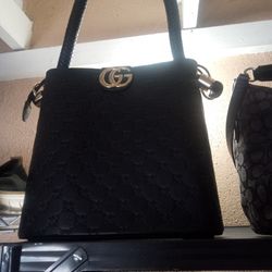 GG Black Tote Bag 