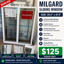 🪟 2 Brand New Milgard Sliding Window – $125