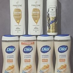 Pack Of 7 Dial/Pantene Beauty Bundle 