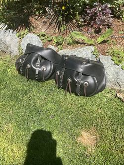 Harley Davidson Saddle Bags Leather SOFTAIL Saddlebags