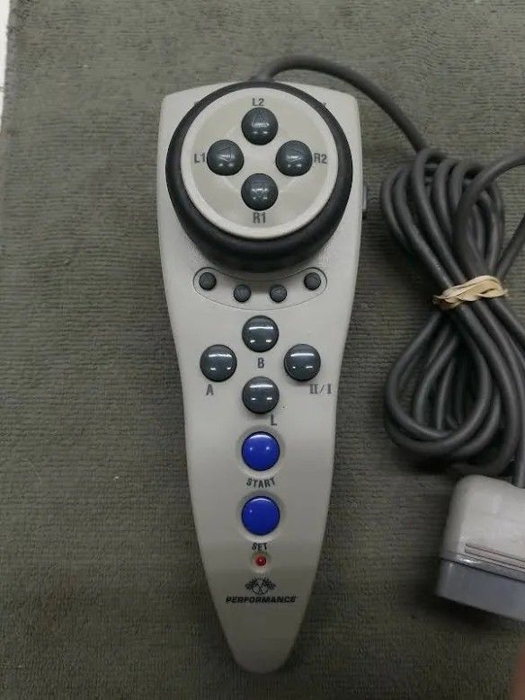 Sony Playstation Ps1 Performance Ultra Racer P-1124 Controller