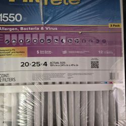 Filtrete 20X25X4 Air Filter 2-Pack
