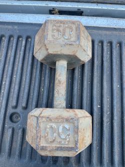SINGLE 50LB Dumbbell