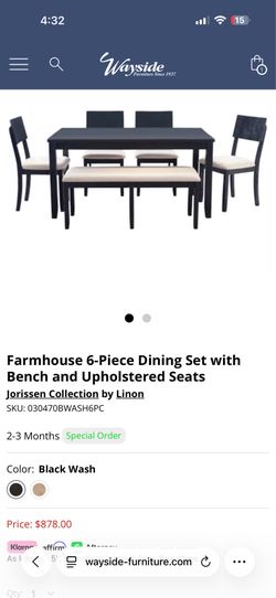 Dining table