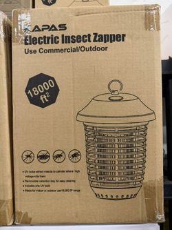 Outdoor Electric Insect Zapper with Hanger, Kapas 40W Outdoor Bug Killer Lantern for Mosquitoes, Flies, Gnats, Pests & Other Insects,1 Acre Coverage