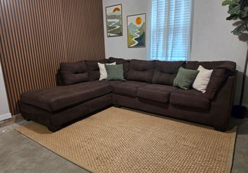Brown Sectional Sofa, Delivery Available