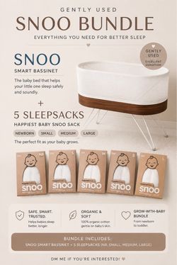 Snoo bassinet - smart baby - $1,070