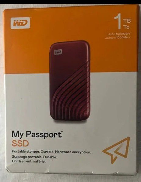 WD My Passport Storage Device 