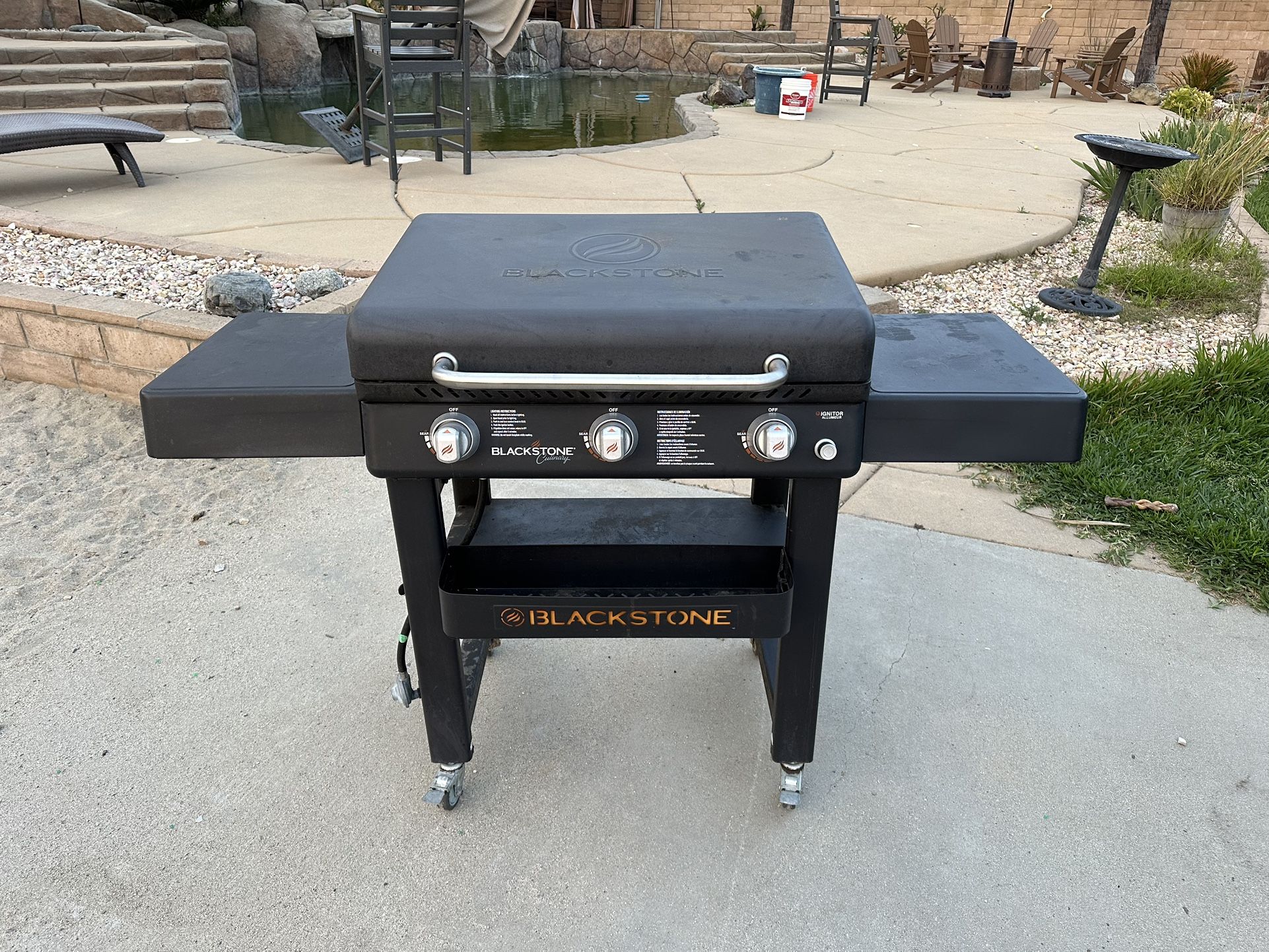 30” Blackstone Griddle “plancha”