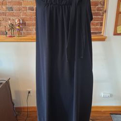 Vintage Red Valentino Garavani Black LBD Cocktail Dress Sz 46 US XL Pockets!