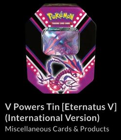 Pokémon V Powers Tin (Eternatus V)