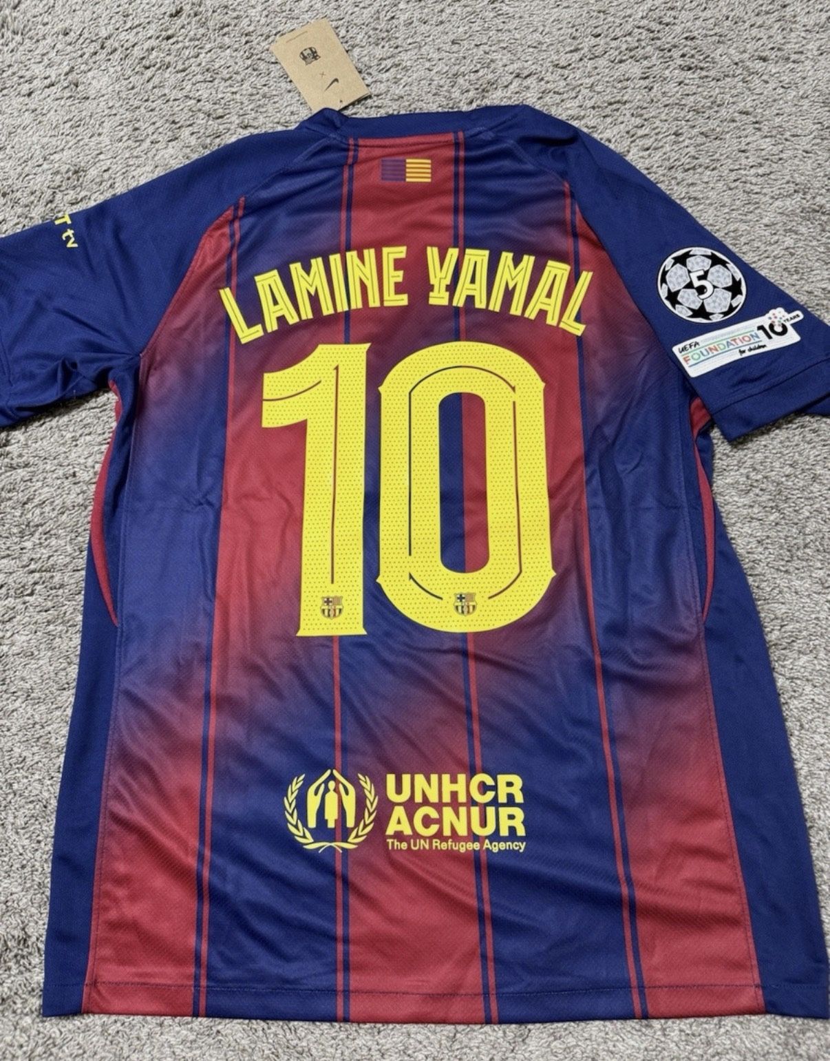 LAMINE YAMAL FC BARCELONA 25/26 JERSEY SIZE S