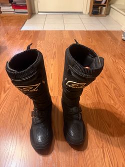 O'Neal Element Motocross Boots - Black - Men's US Size 10 (Great Condition)