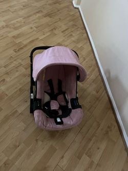 3 in 1 Infant Car Seat, Stroller and sleep carrier Combo in the Pink color