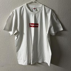 Supreme LA Box Logo Tee"White'