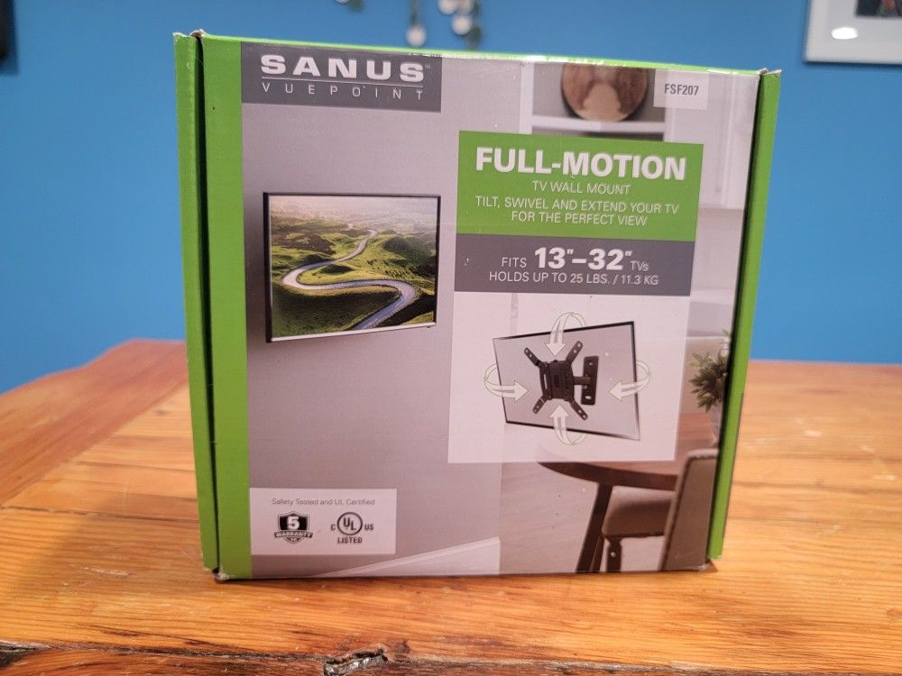 SANUS Full-Motion TV Mount for 13"-32