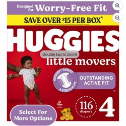 Huggies Little Movers Size 4