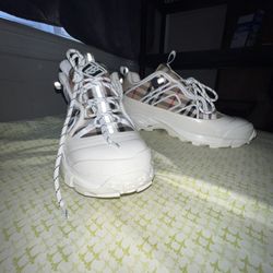 burberry White Vintage Check Sneakers