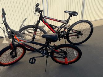 Adult and Boys bike for sale.