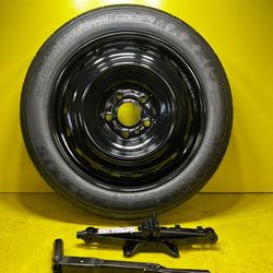 SPARE TIRE 18" WITH JACK KIT FITS:2000-2015 AUDI TT