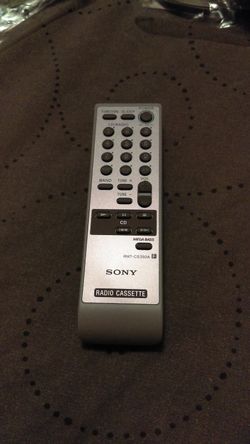 Sony stereo remote