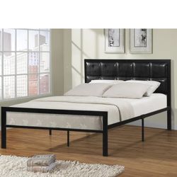 Queen Bed Frame With Mattress 