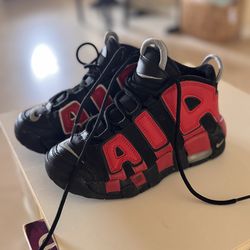 Kids Nike Air More Uptempo Shoes