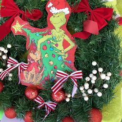 Grinch Christmas Wreath