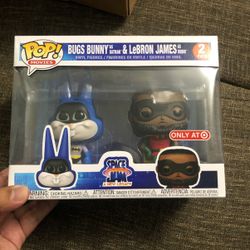 Space Jam Bugs And Lebron 2 Pack Funko Pop