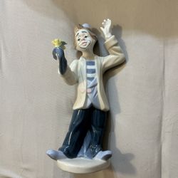 DESAKO Limited Edition Clown Figurine – 1993 – Made in Mexico – Hand Painted Porcelain