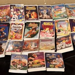Classic Disney VHS Movies 