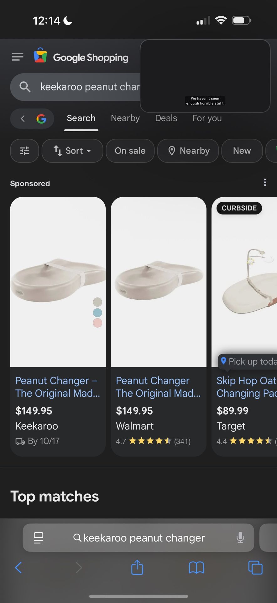 keekaroo changer peanut
