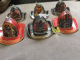 BRADFORD Firefighter helmet ornaments