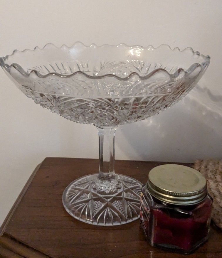 Candy - Crystal Medium Size Candy Dish $5