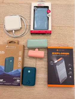 Portable Charger & Power Bank Bundle – 7 Chargers Included