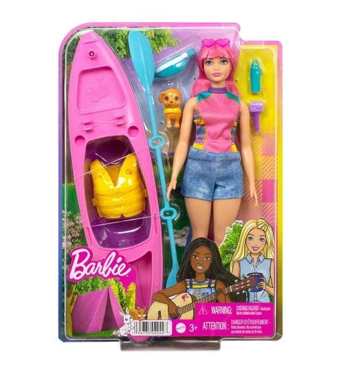 Barbie® Camping Daisy Kayak and Accessories Playset
