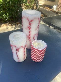 Set of 3 Christmas Candles