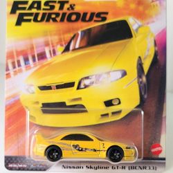 Hot Wheels Fast & Furious Nissan Skyline GT-R (BCNR33) 