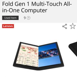 Lenovo ThinkPad X1 Fold 13.3" Oled Touchscreen (256GB SSD, Intel Core i5-L16G7, 3.00 GHz, 8GB, Windows 11) Convertible 2-in-1 