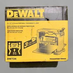 DEWALT DW734 12-1/2 in. Thickness Planer with Three Knife Cutter-Head