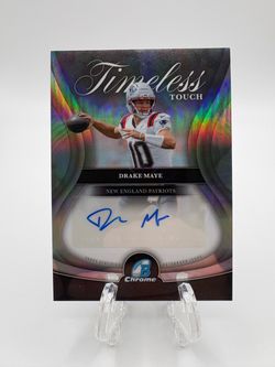 2026 Bowman Chrome - Drake Maye #TTS-DM Timeless Touch Auto