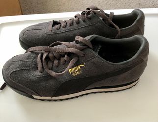 Puma Roma Grey Suede Sneakers Size 7