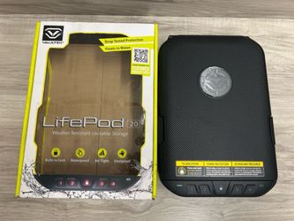 Vaultek LifePod 2.0 Portable Lockable Travel Safe With Box (PO1025151)