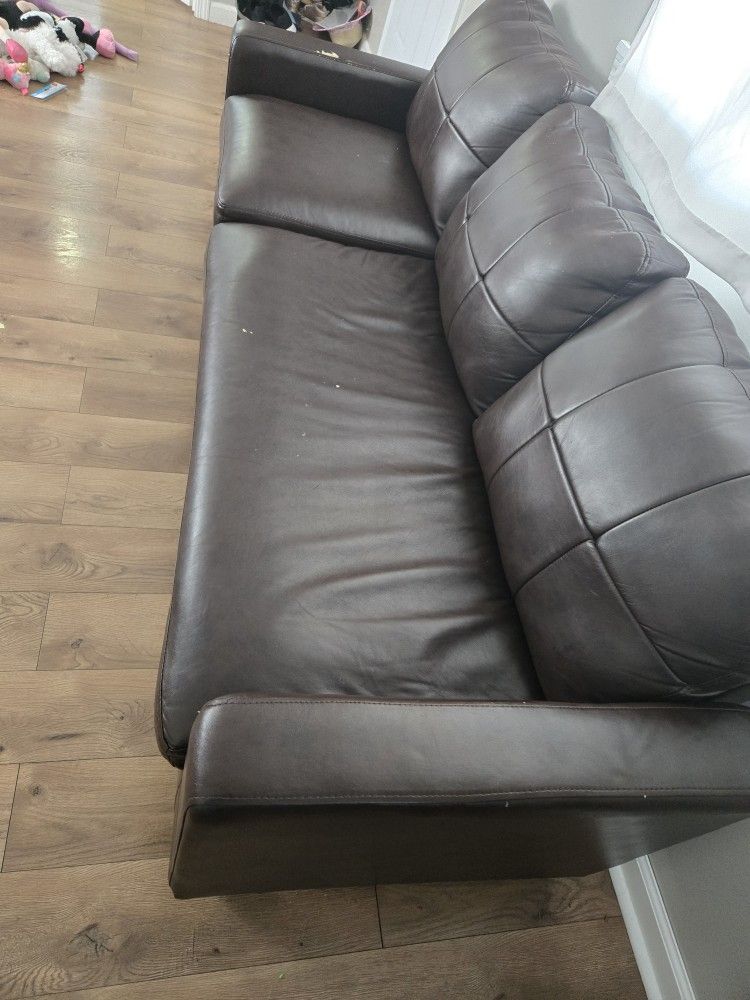 FAUX Leather SOFA